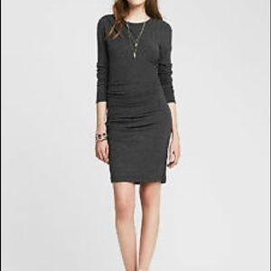 Banana Republic Gray Ruched Dress S